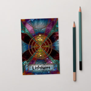 Element 3 – Lithium: Standard Postcard Prints element 3 lithium