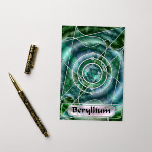 Element 4 – Beryllium: Standard Postcard Prints element 4 beryllium