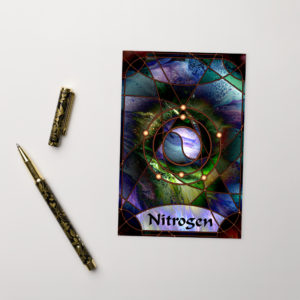 Element 7 – Nitrogen: Standard Postcard Prints element 7 nitrogen