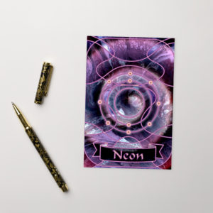 Element 10 – Neon: Standard Postcard Prints element 10 neon