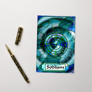 Element 11 – Sodium: Standard Postcard Prints element 11 sodium