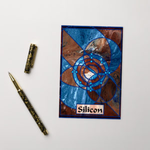 Element 14 – Silicon: Standard Postcard Prints element 14 silicon