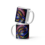 Dancing Rainbow: White glossy mug Mugs dancing rainbow