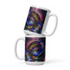 Dancing Rainbow: White glossy mug - Image 2