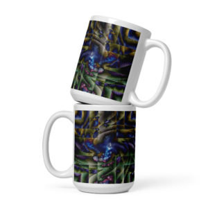 English Country Garden: White glossy mug Mugs english country garden