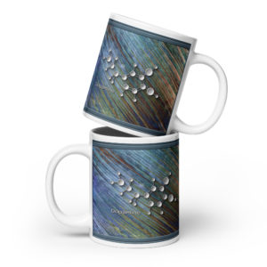 Dopamine Molecule: White glossy mug Mugs dopamine molecule