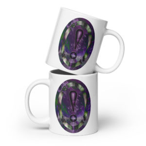 Exclamation: White glossy mug Mugs exclamation