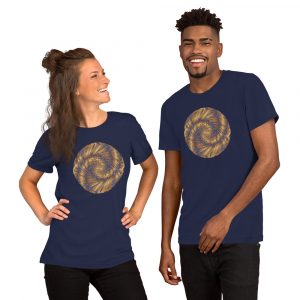 Brocade Spiral: Unisex t-shirt - Image 15
