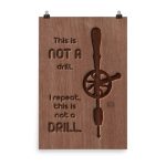 Not a Drill: Print