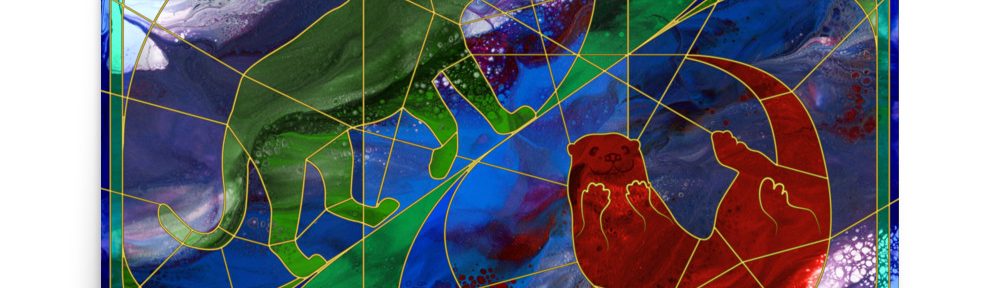 Panther and Otter: Print Prints panther and otter