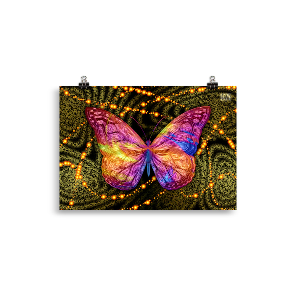 Psychedelic Butterfly: Print Prints psychedelic butterfly Psychedelic Butterfly: Print
