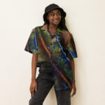World Road: Unisex button shirt