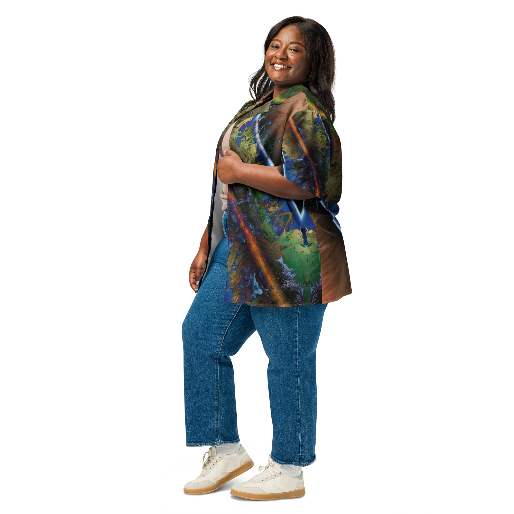 World Road: Unisex button shirt Button-Up Shirts world road World Road: Unisex button shirt - Image 2