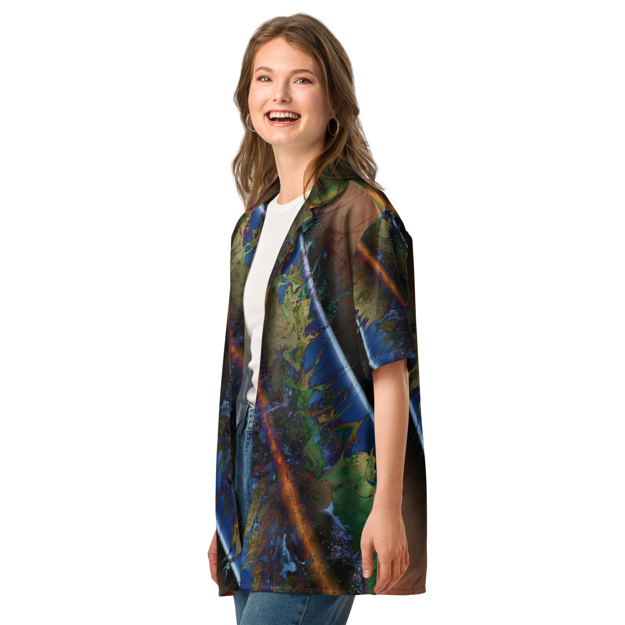 World Road: Unisex button shirt Button-Up Shirts world road World Road: Unisex button shirt - Image 8