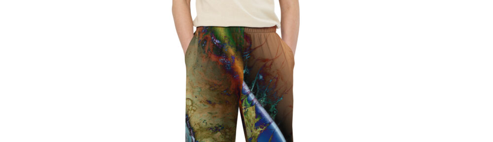 World Road: All-over print unisex wide-leg pants Clothing world road