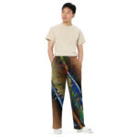 World Road: All-over print unisex wide-leg pants