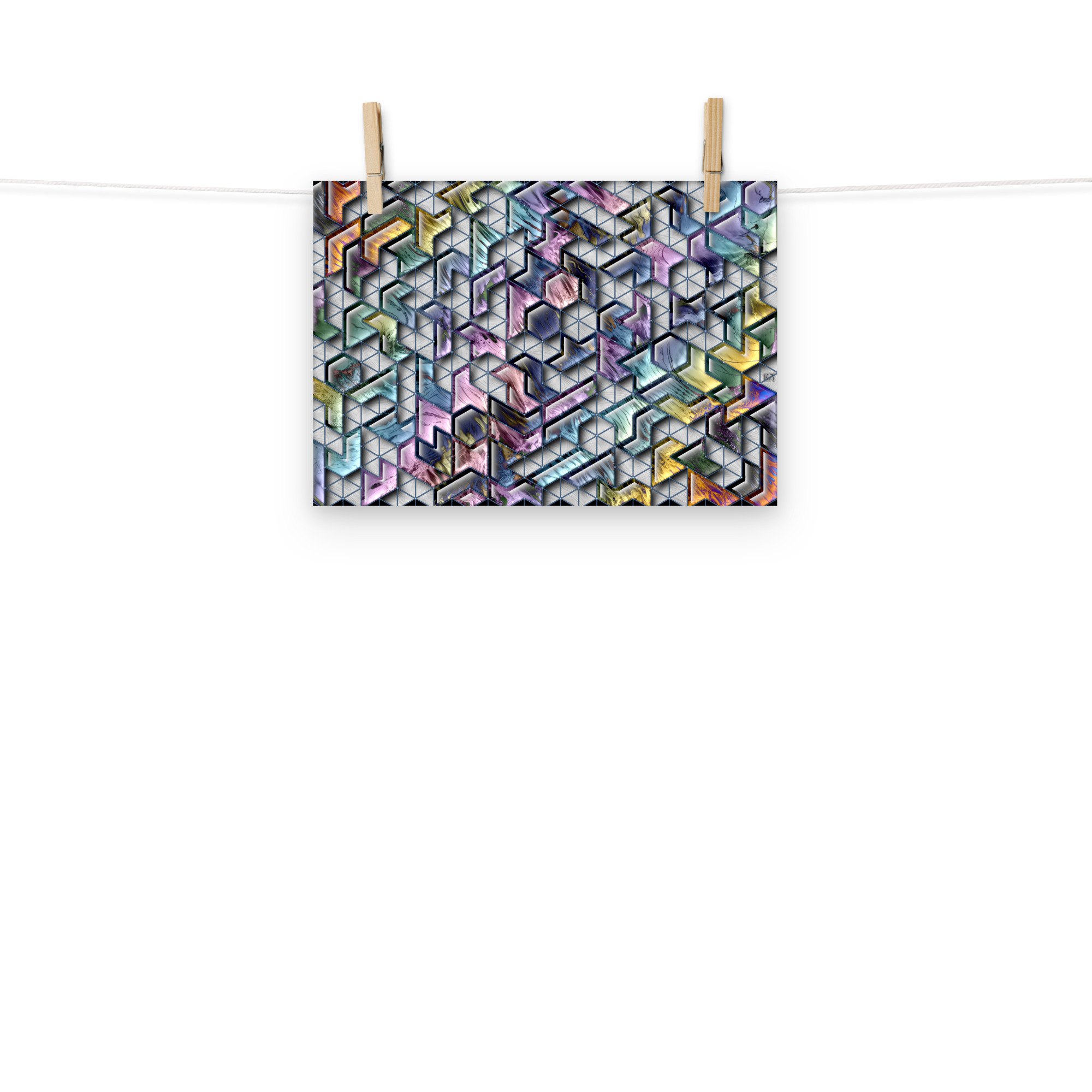 Tessellation 4: Print Prints tessellation 4 Tessellation 4: Print - Image 2