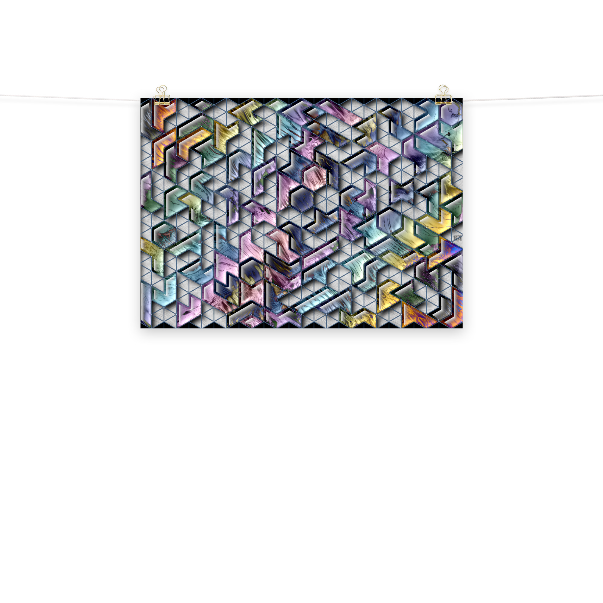 Tessellation 4: Print Prints tessellation 4 Tessellation 4: Print - Image 5