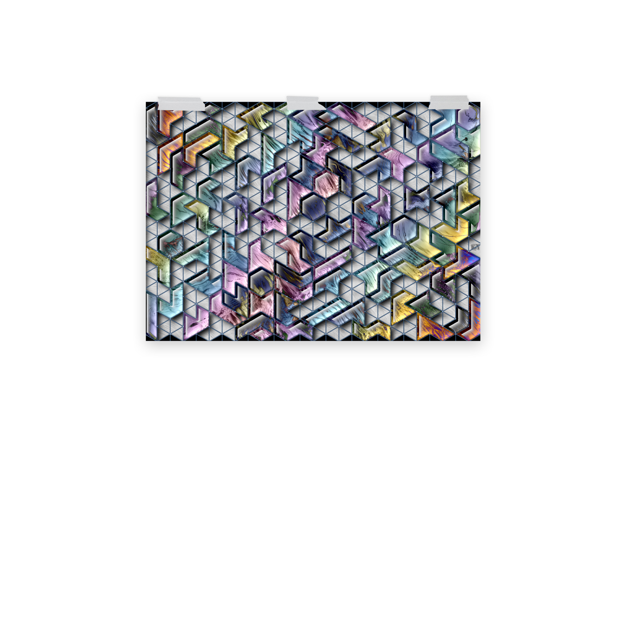 Tessellation 4: Print Prints tessellation 4 Tessellation 4: Print - Image 6