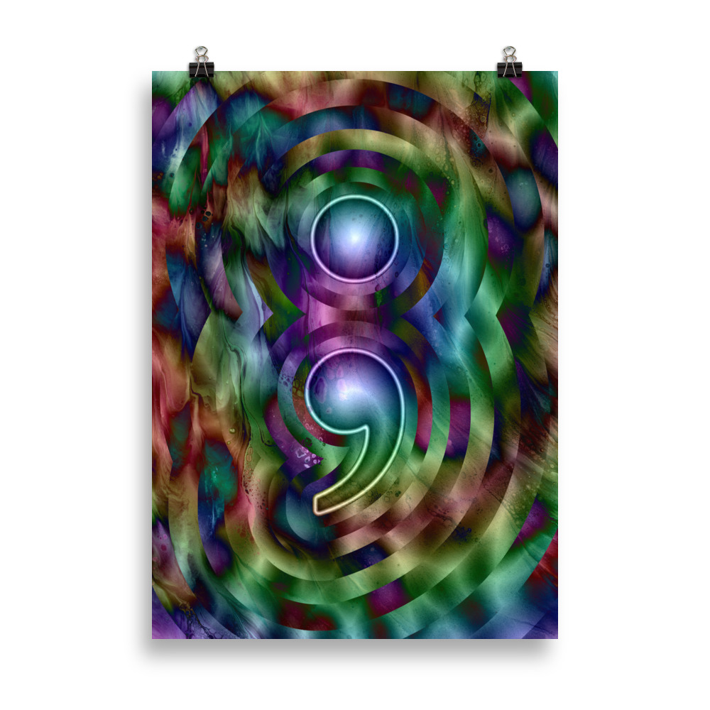 Semicolon: Print Prints semicolon Semicolon: Print - Image 2