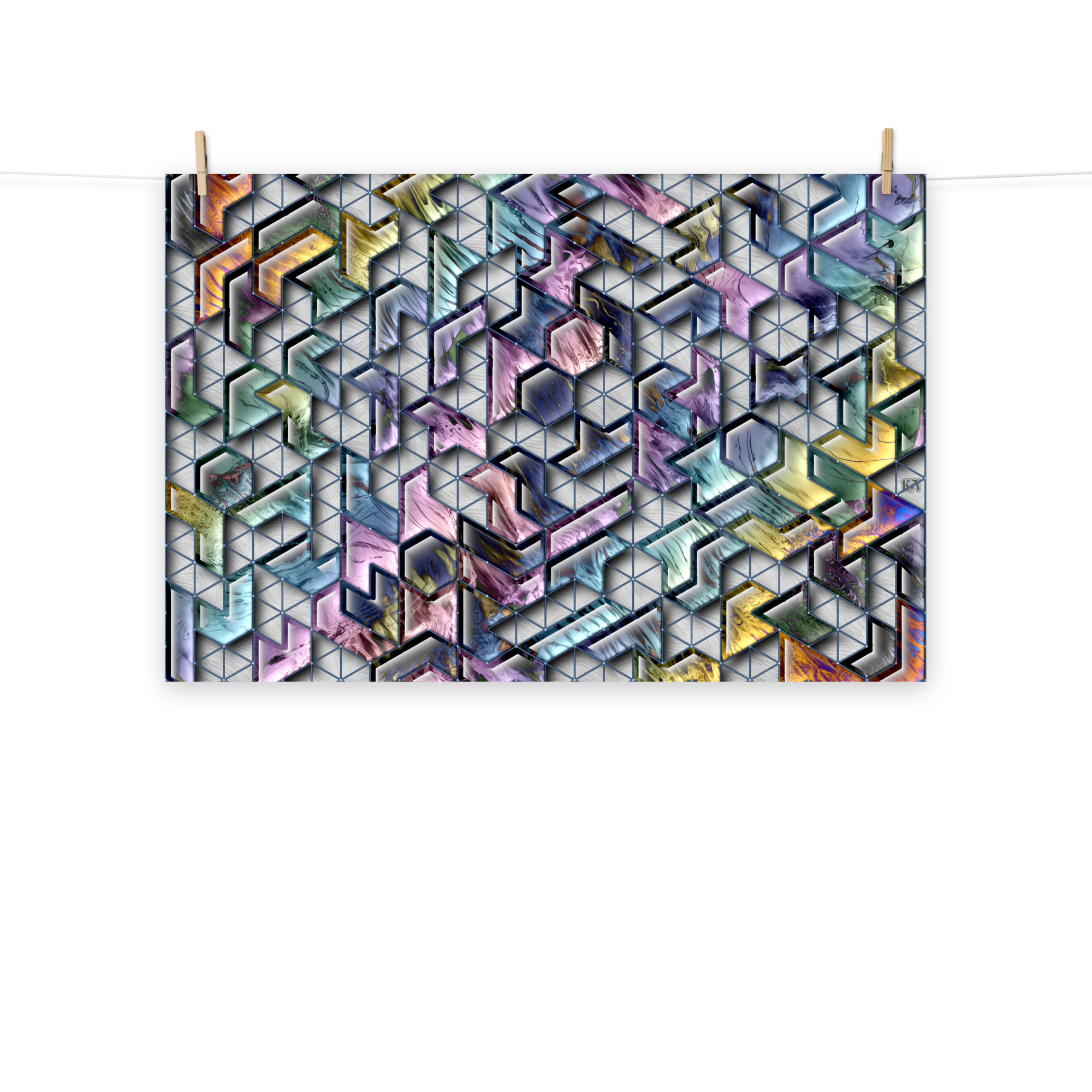 Tessellation 4: Print Prints tessellation 4 Tessellation 4: Print - Image 7