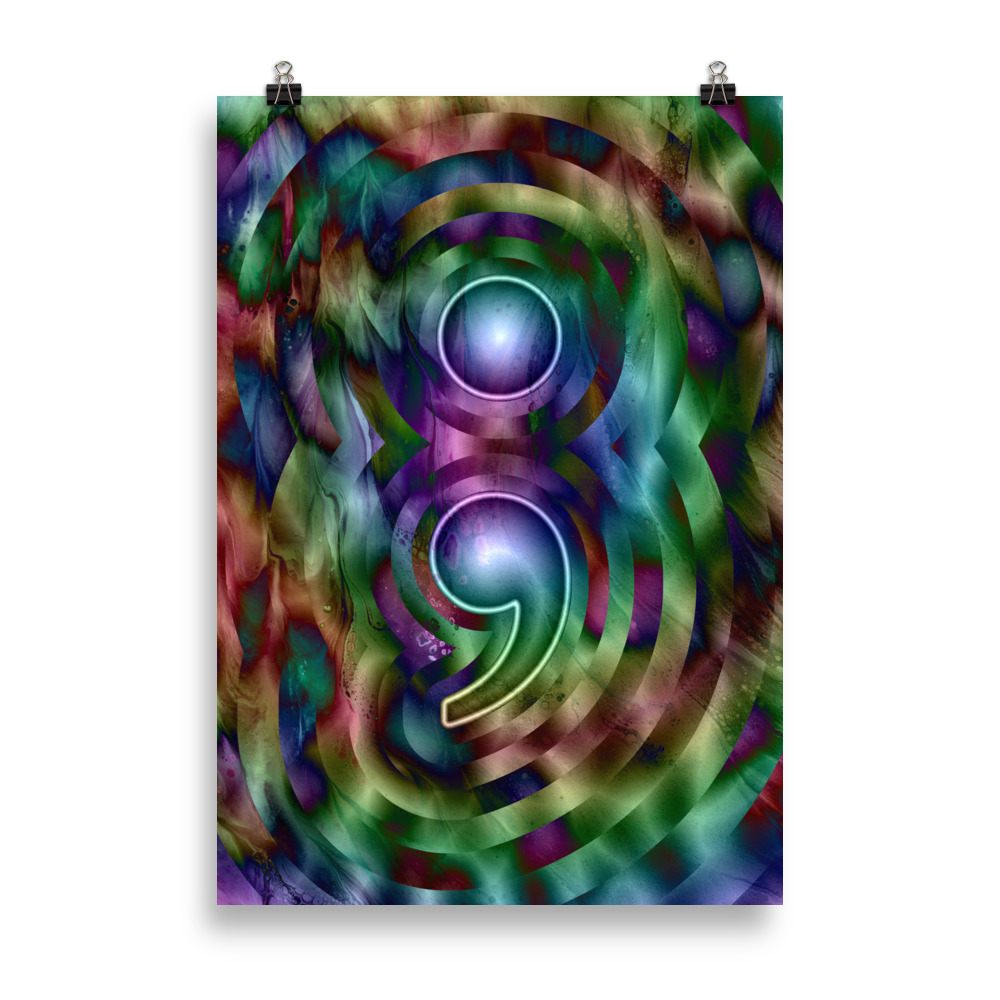 Semicolon: Print Prints semicolon Semicolon: Print - Image 4