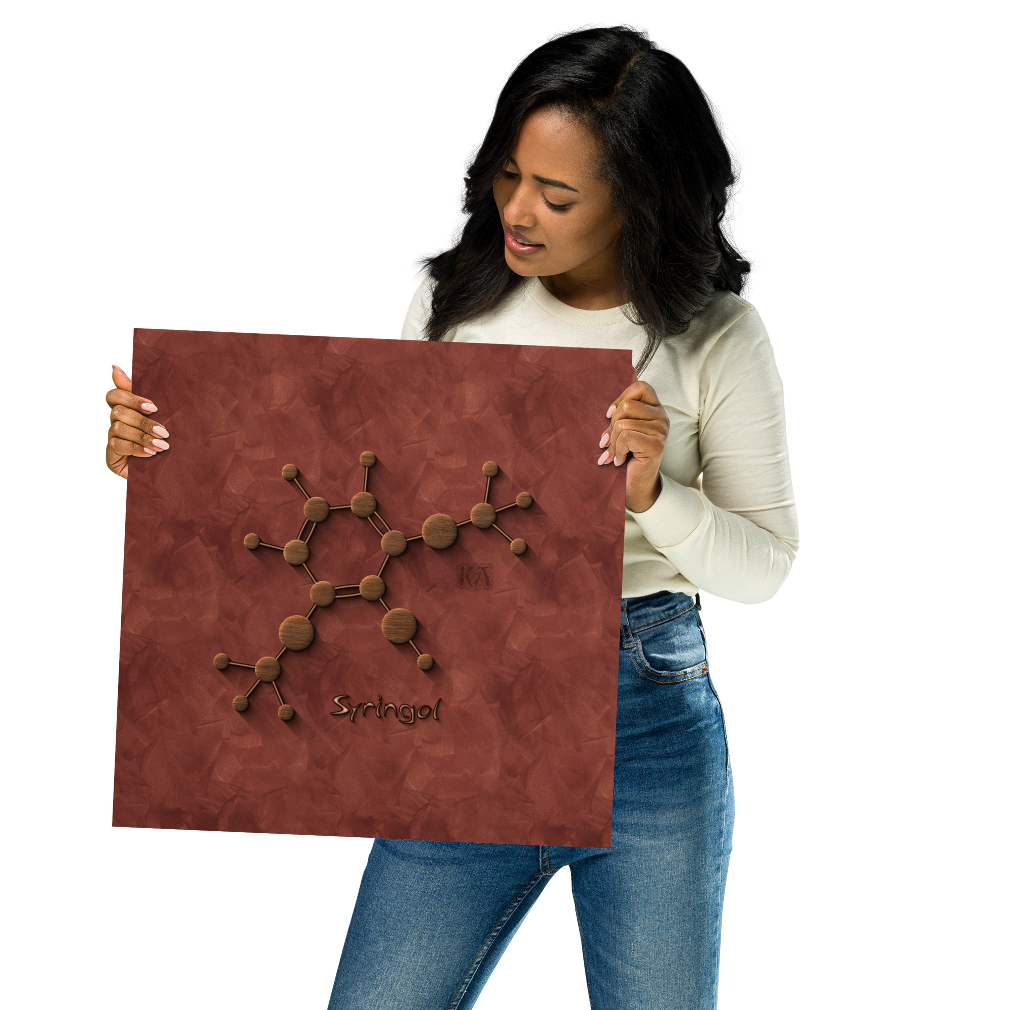 Syringol Molecule: Print Prints syringol molecule Syringol Molecule: Print - Image 4