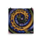 Silken Spiral: Print Prints silken spiral Silken Spiral: Print
