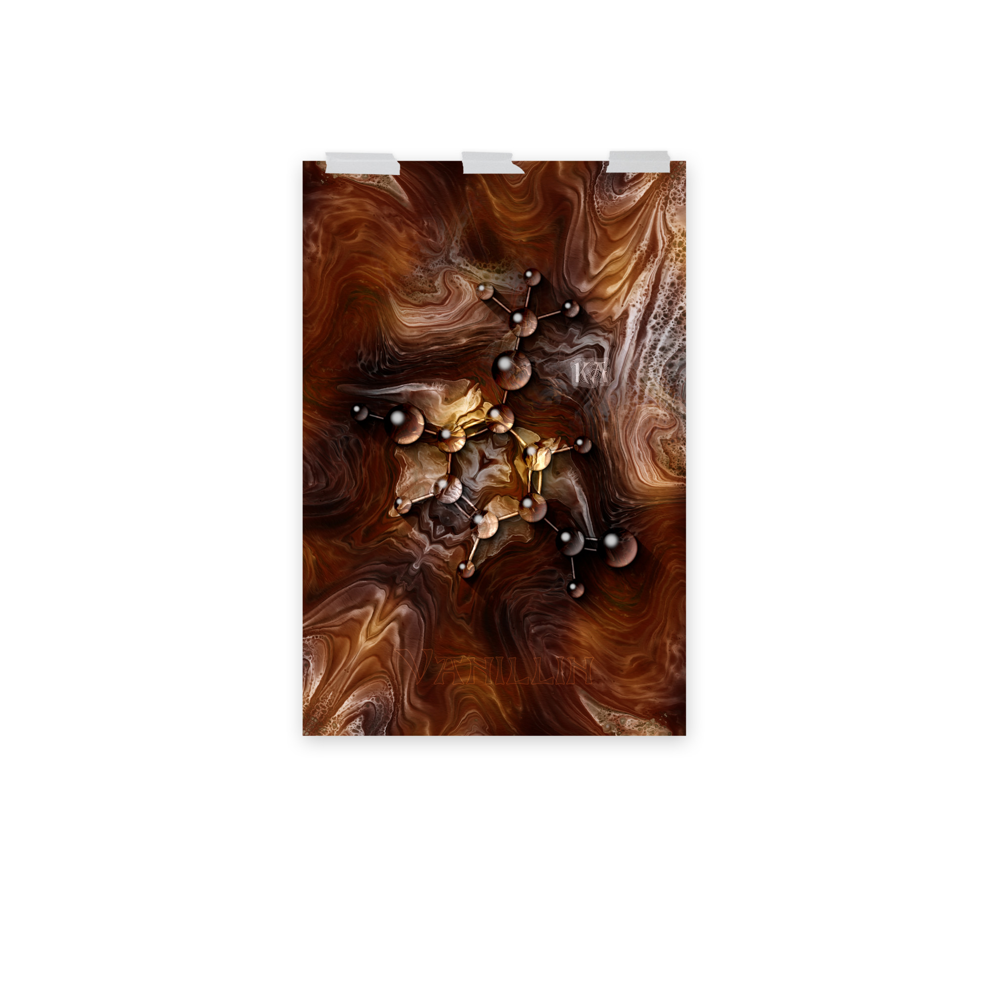 Vanillin Molecule 2: Print Prints vanillin molecule 2 Vanillin Molecule 2: Print - Image 6