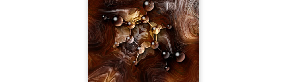 Vanillin Molecule 2: Print Prints vanillin molecule 2