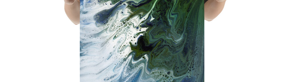 Waves on the Shore: Print Prints waves on the shore