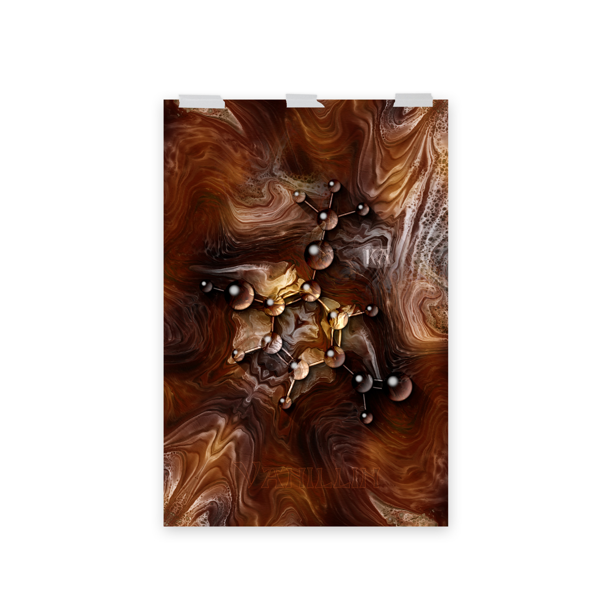 Vanillin Molecule 2: Print Prints vanillin molecule 2 Vanillin Molecule 2: Print - Image 9