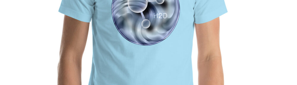 Water Molecule: Unisex t-shirt Clothing water molecule