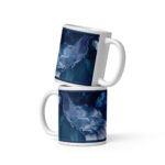 Waterfall Pool: White glossy mug