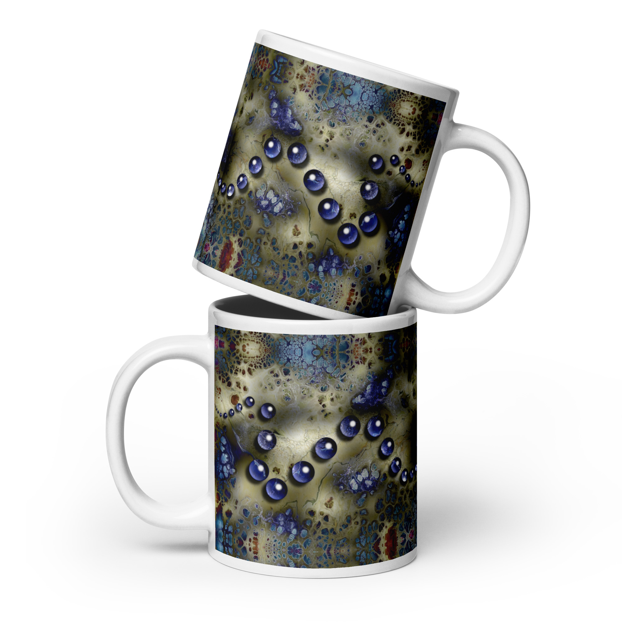 Valley of Tears and Bluebells: White glossy mug Mugs valley of tears and bluebells Valley of Tears and Bluebells: White glossy mug - Image 3